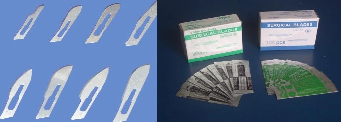 Carbon Steel Surgical Scalpel Blade Price 10 11 12 13 14 15 16 17 18 19 20 21 22 23 24 25 Surgical Blade 15