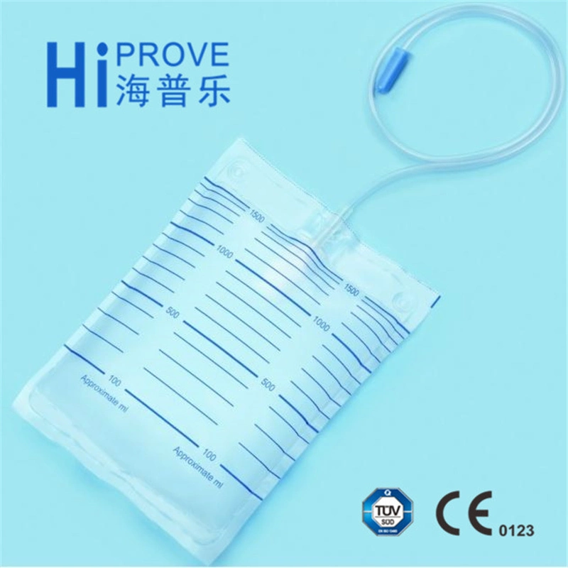 T Value Type Disposable Urinary Urine Bag/Drainage Bag