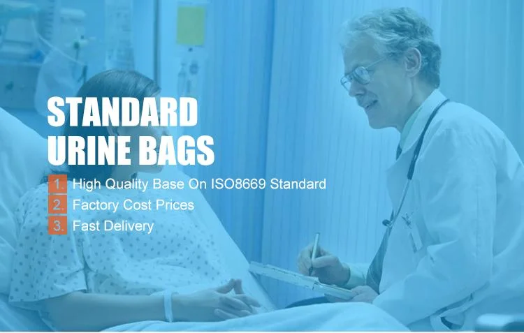 CE Cetificated Cheaper Price 1000ml 1500ml 2000ml Adult China Medical Disposable Urine Drainage Bags Urine Collection Bags Leg Urine Bags