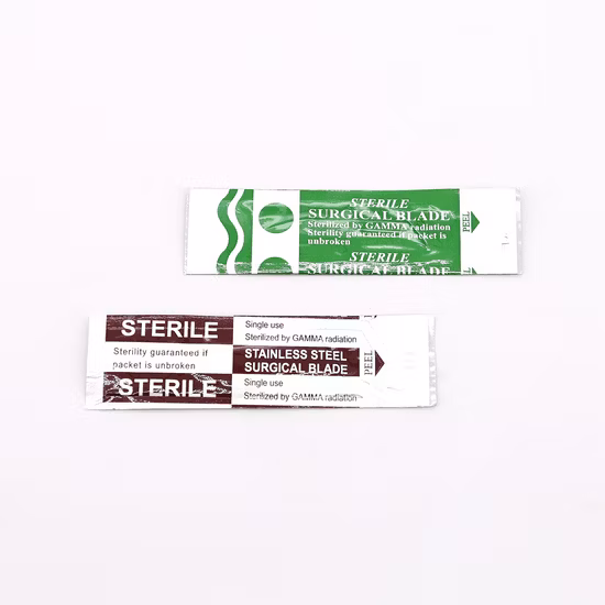 使い捨て滅菌ステンレス鋼/炭素鋼外科用刃